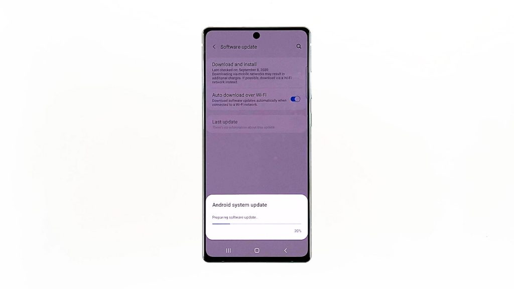 update galaxy note20 firmware 6