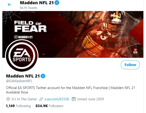 Madden 21 Twitter