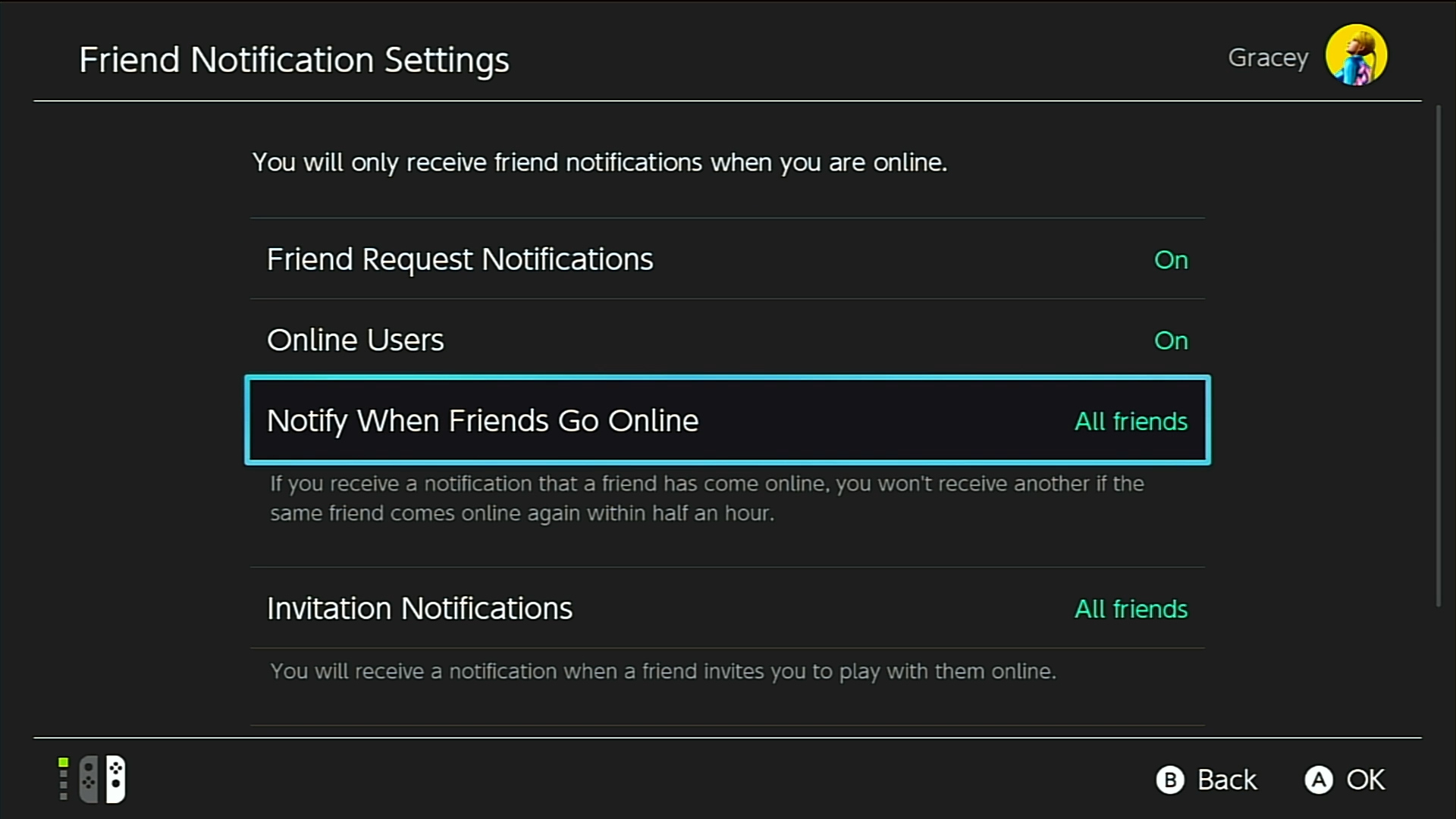 Notify when friends go online