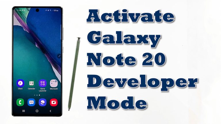 enable developer mode note 20 featured