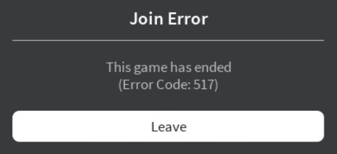 error code 517