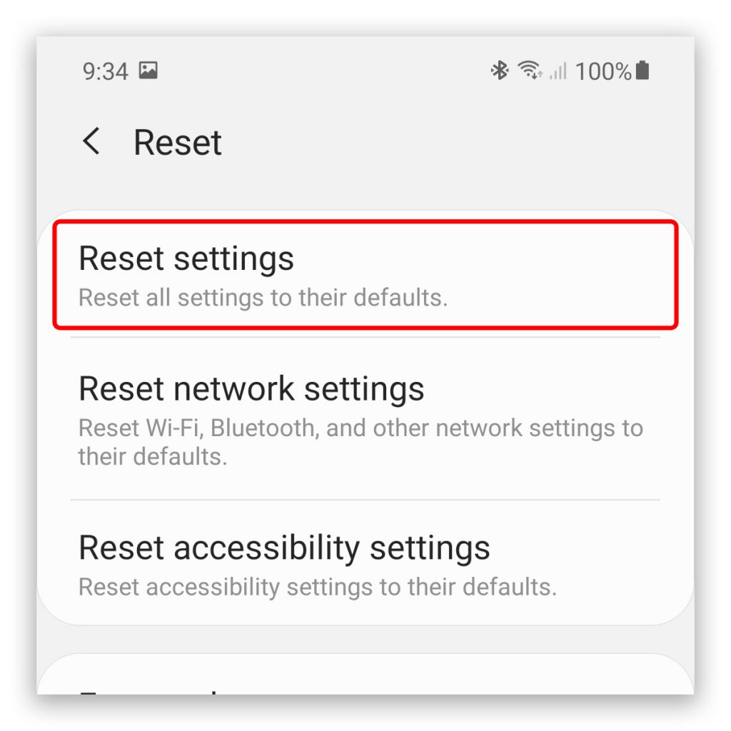 galaxy note 20 reset all settings 4