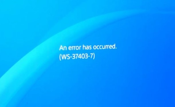 ws 3740307 error