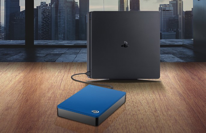 PS4 with external hard drive