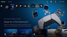 PS5 Home screen