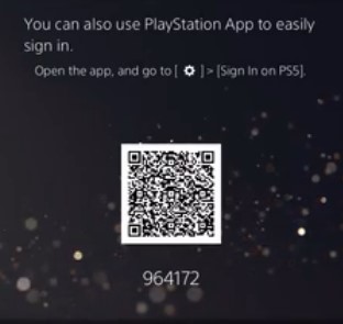PlayStation App sign in