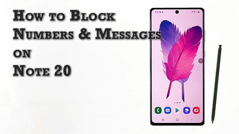 block numbers and messages note 20 featured