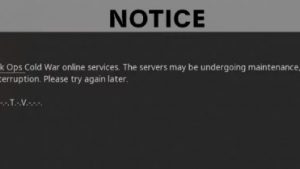 How To Fix Black Ops Cold War “Cannot Connect to Online Services” error