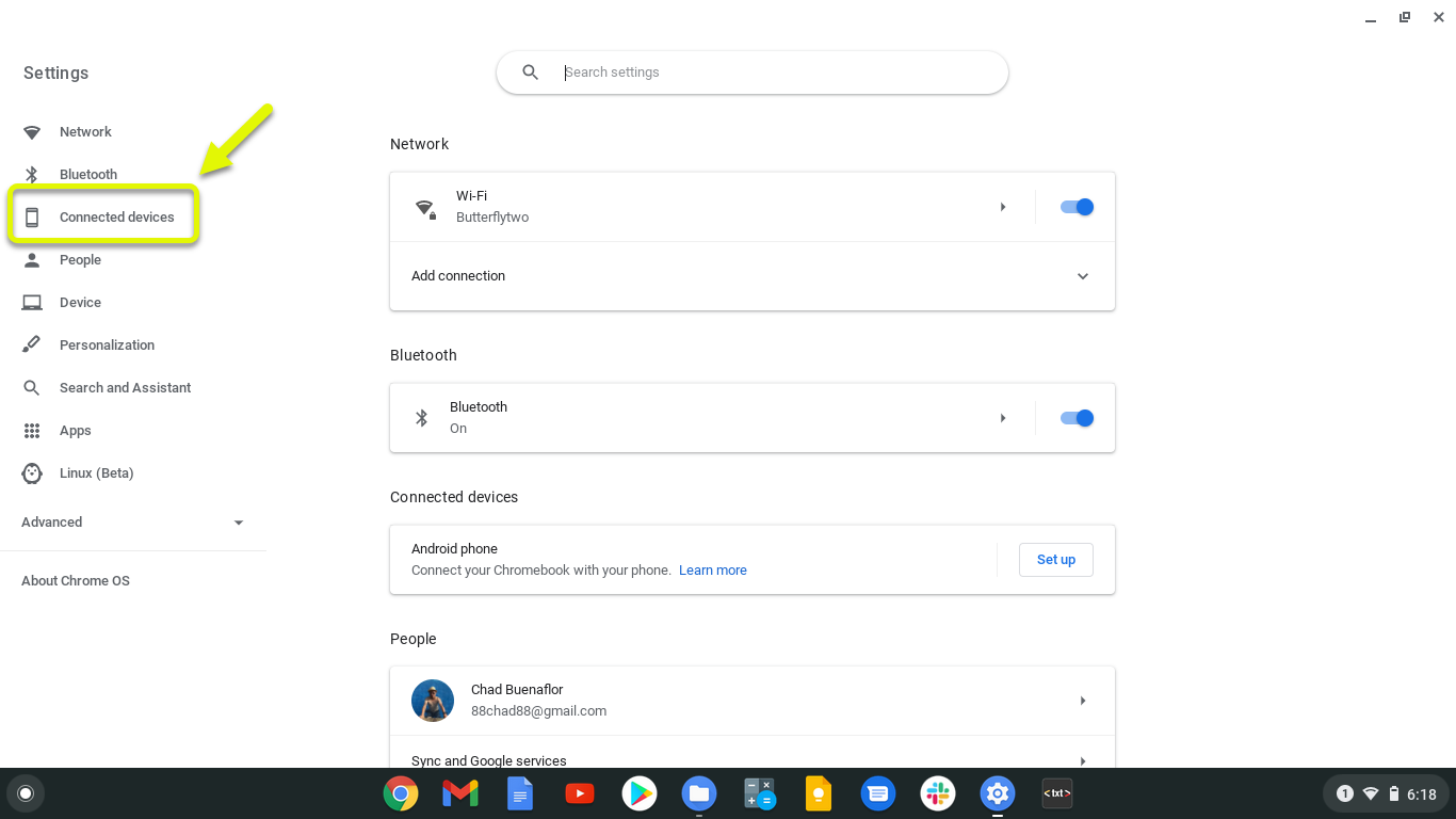 Connecting your Chromebook to your phone mobile data