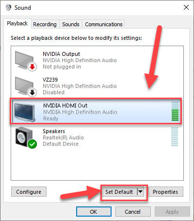 Nvidia High Definition Audio No Sound On