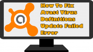 Avast Virus Definitions Update Failed Error Easy Fix
