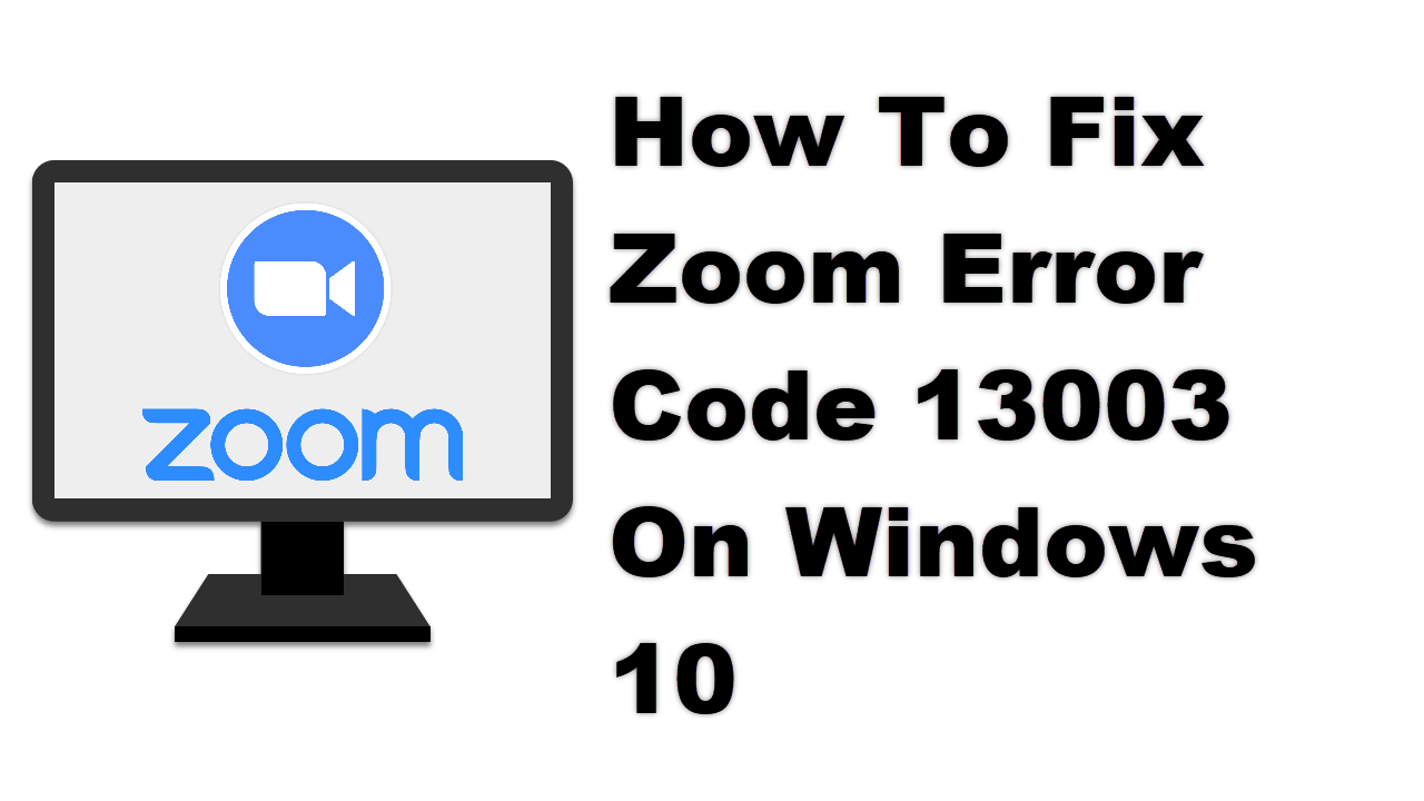 zoom install error