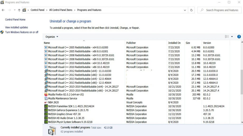 Microsoft visual c distributable