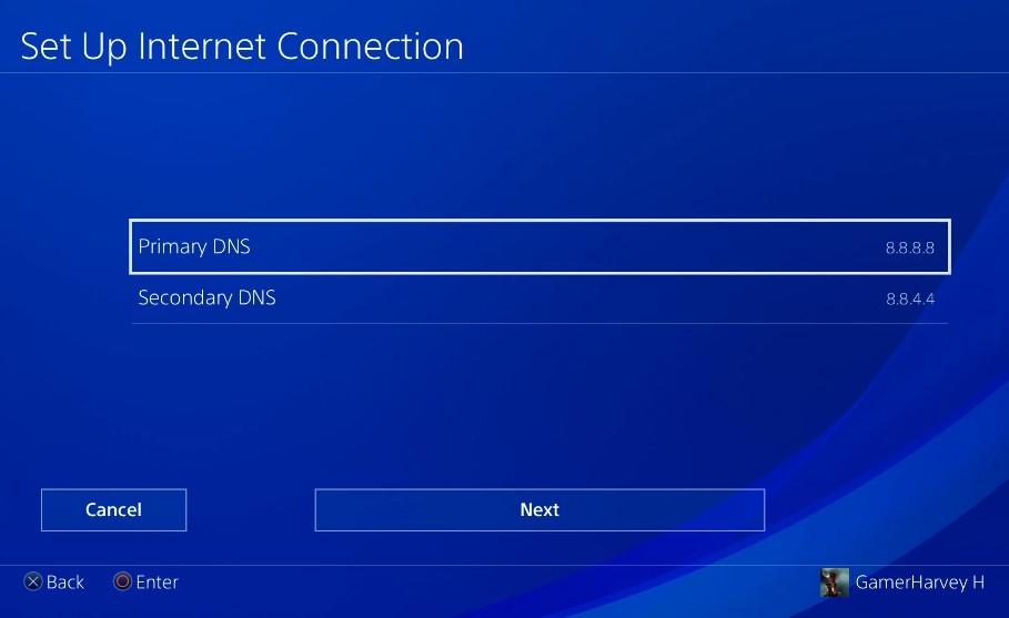 Основной dns для ps4