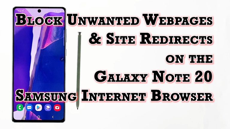 block unwanted webpages note20 featured