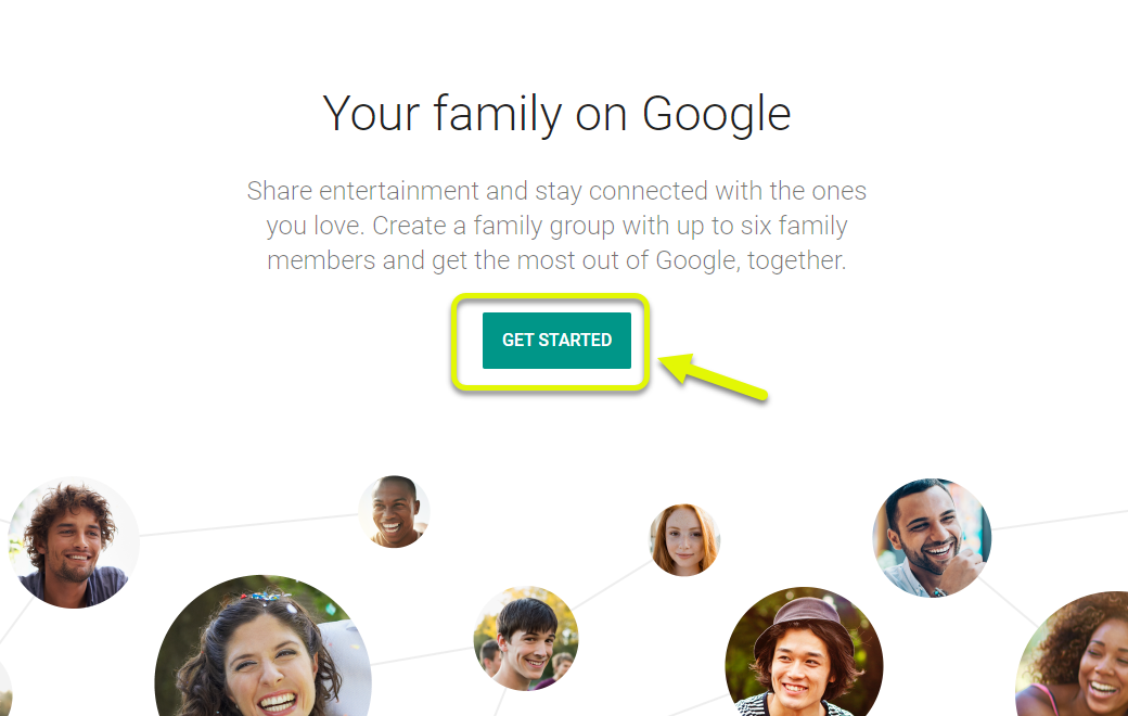 Share your Google storage with family members