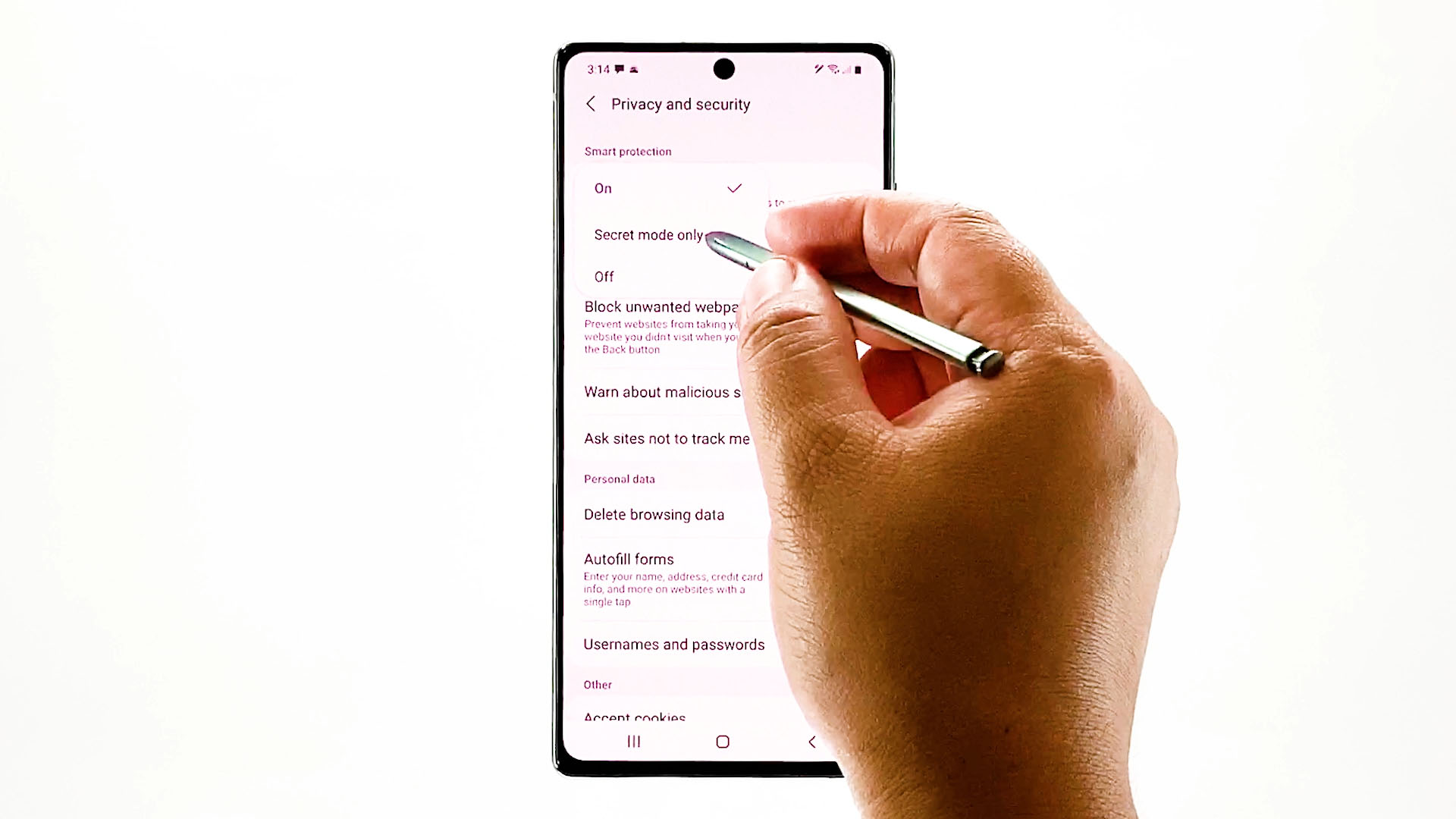 how-to-remove-tracking-cookies-on-the-galaxy-note-20-samsung-internet