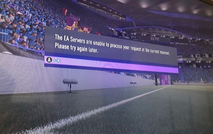 FIFA 21 server error