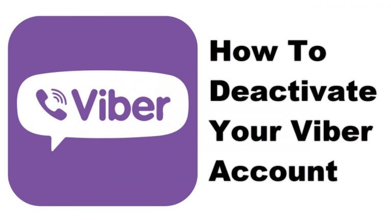 How To Deactivate Your Viber Account