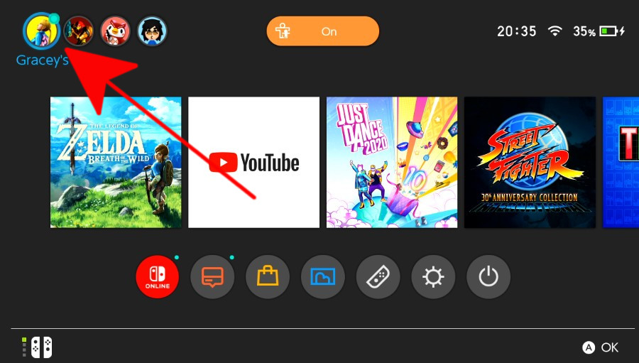 Nintendo Switch User Icon