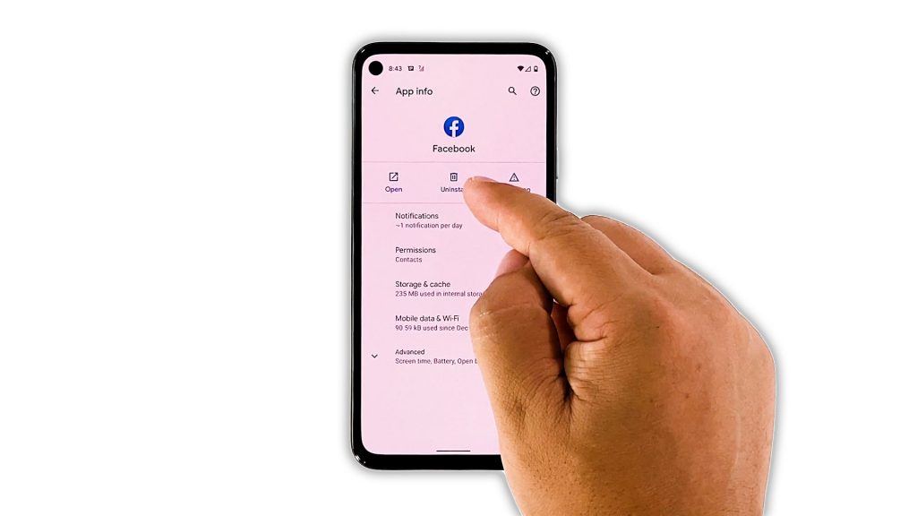 facebook keeps crashing on google pixel 5 6