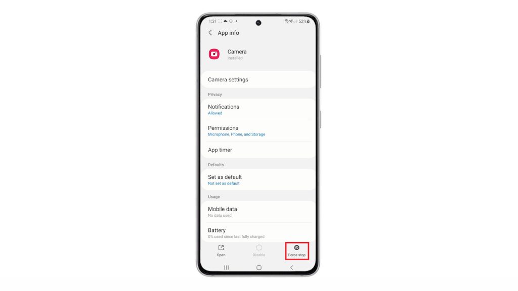 how to force stop apps galaxy s21 forcestop