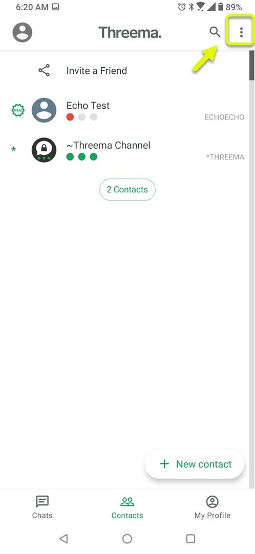 What to do when you get unwanted messages from unknown contacts in Threema
