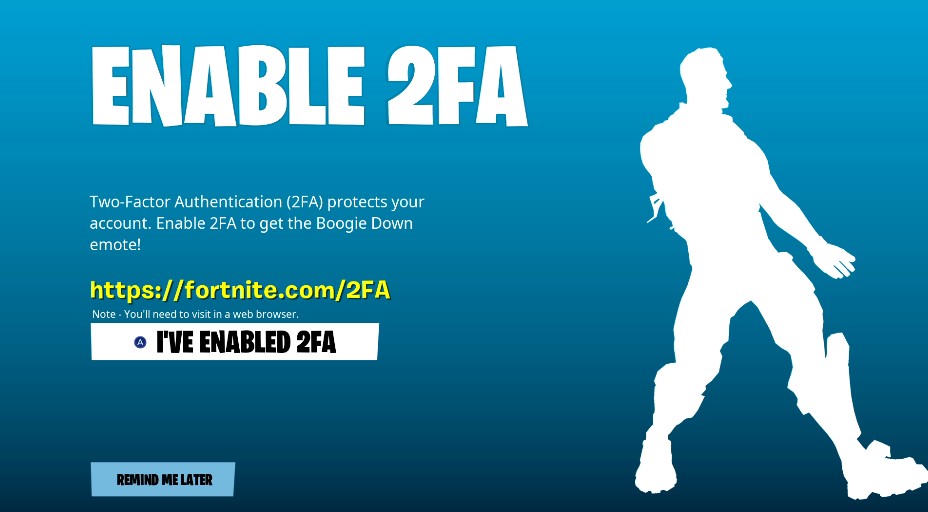 Enable 2FA