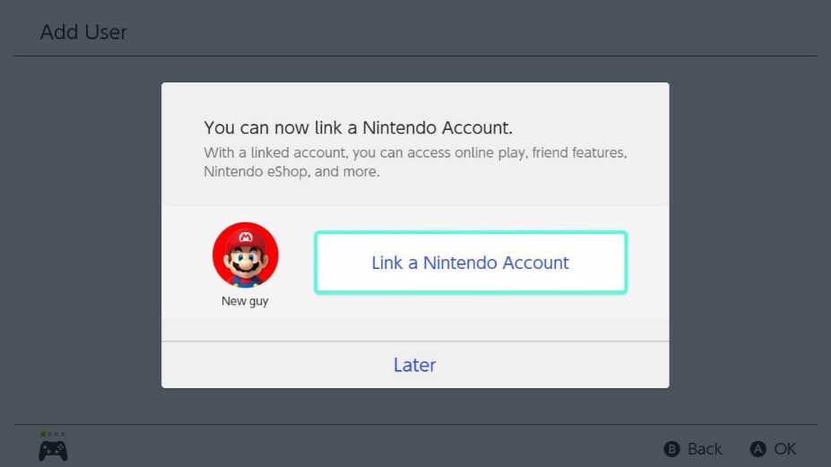 Link a Nintendo account