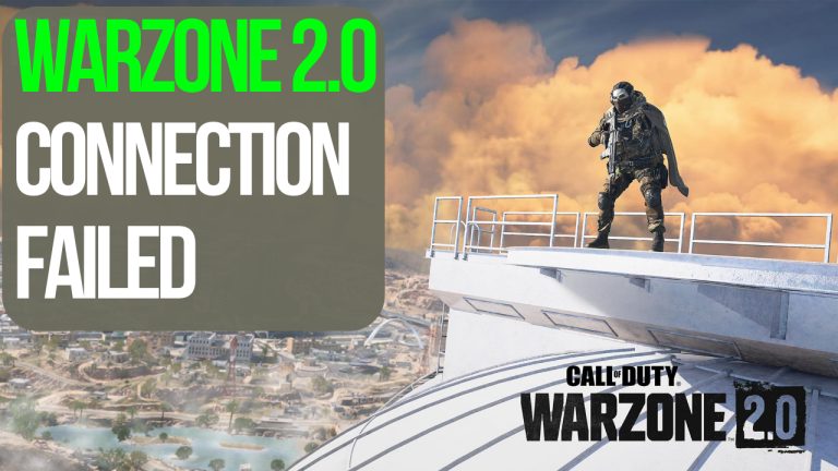 Warzone 2.0 Connection Failed Error