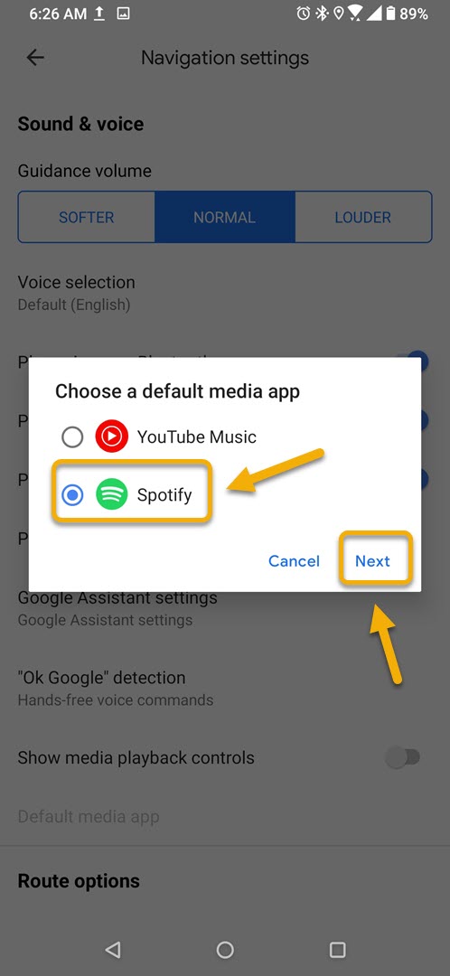 choose spotify