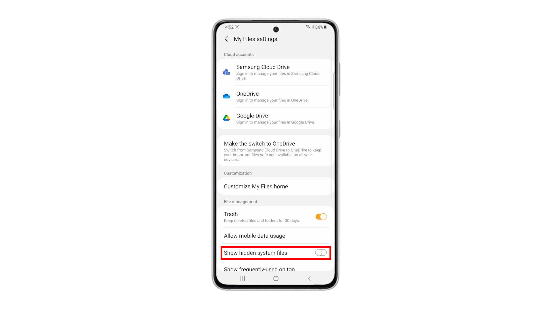 How to Create a Hidden Folder on Samsung Galaxy S21 Not Using Secure