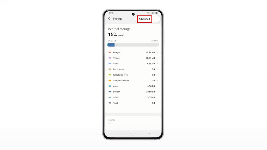 display hidden files folders galaxy s21 advanced