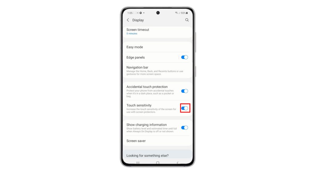 how to increase touch sensitivity galaxy s21 switchON