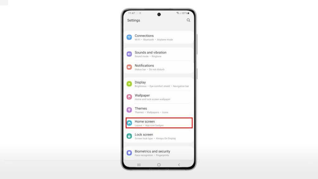 How To Lock Home Screen Layout On Samsung Galaxy S21