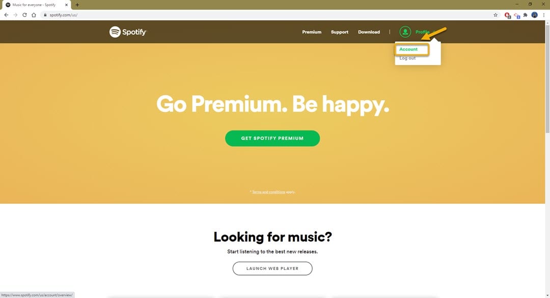 Sign out of your Spotify account from everywhere