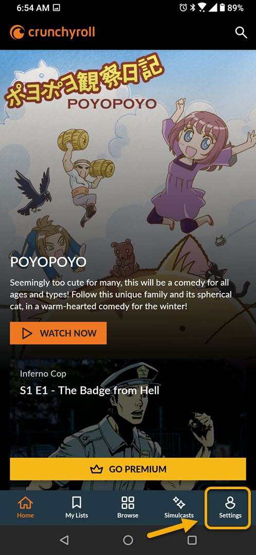 What to do when some of the shows and videos aren't showing up on Crunchyroll