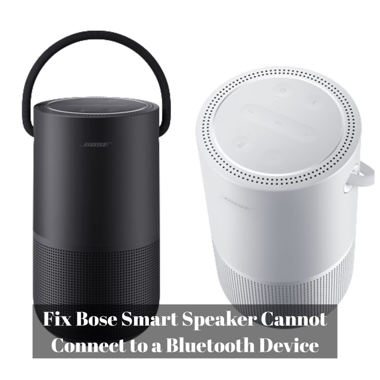 Speaker Cannot Connect to a Bluetooth Device