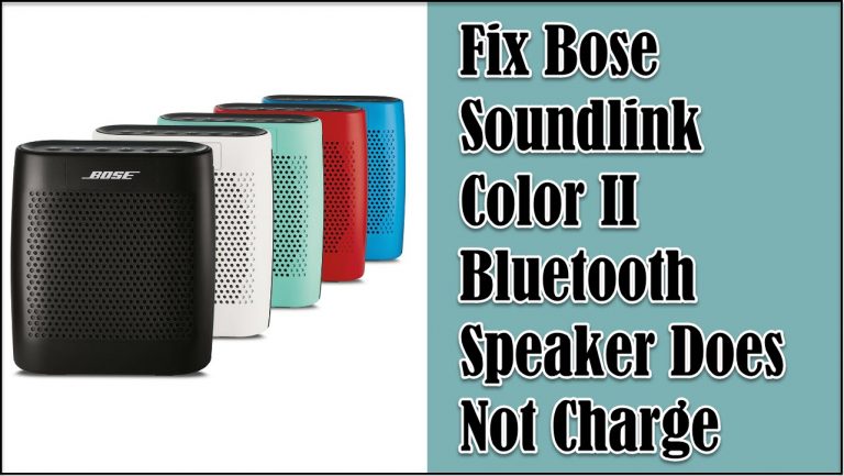 SoundLink Color II Does Not charge
