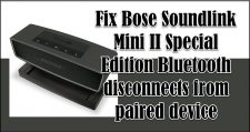 bluetooth disconnects from paired device