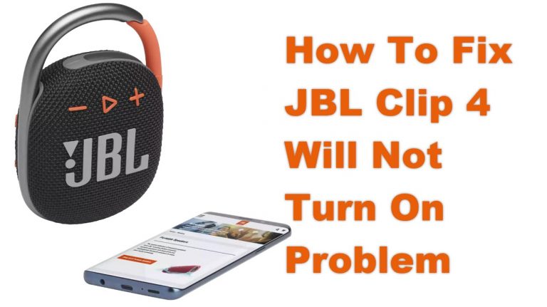 How To Fix JBL Clip 4 Will Not Turn On Problem