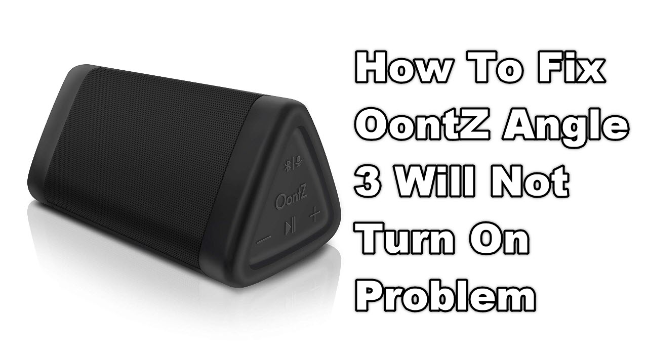 oontz angle 3 charging