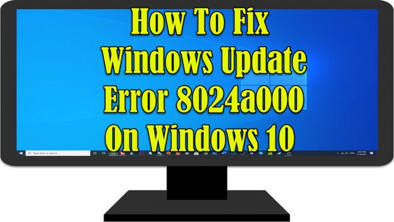 Windows Update Error 8024a000