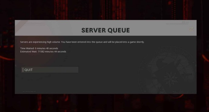 Server queue error