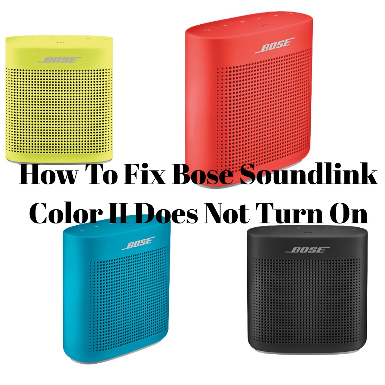 How To Fix Bose Does Not Turn On – The Droid Guy