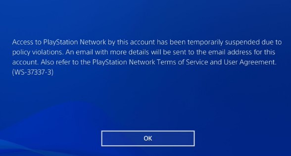 PlayStation error WS-37403-7 hits PSN