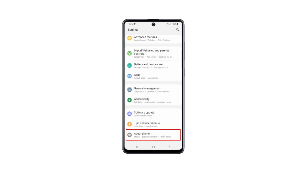 developer options galaxy a51 2