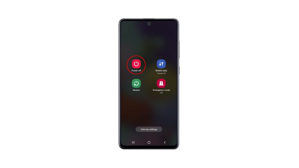 enter safe mode galaxy a51 3