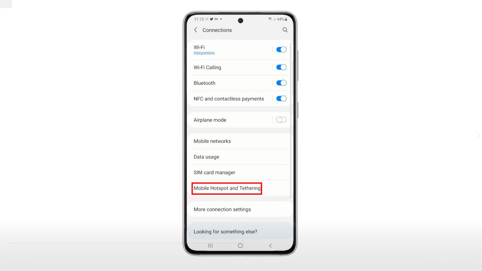 How to Share Galaxy S21 WiFi via Hotspot and Bluetooth Tethering