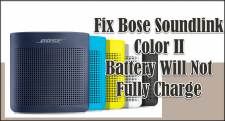 Soundlink Color II Battery Will Not Fully Charge
